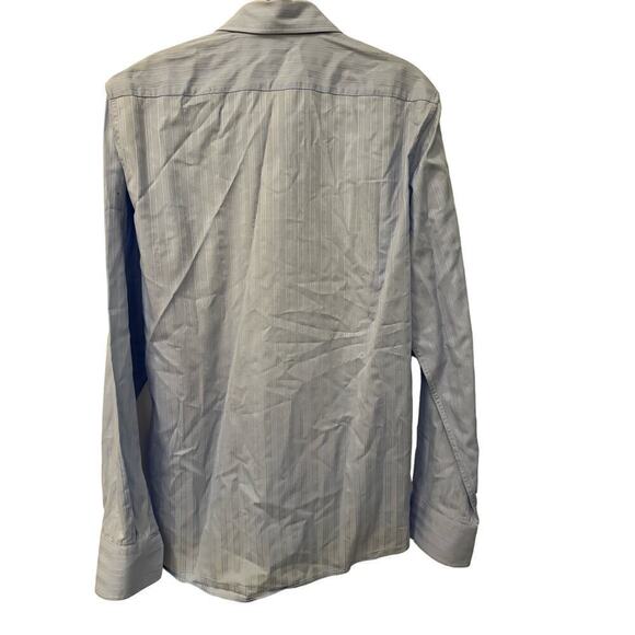 Hugo Boss Light Blue Button Down Regular Fit Dress Shirt Size Medium Cotton - Picture 2 of 8